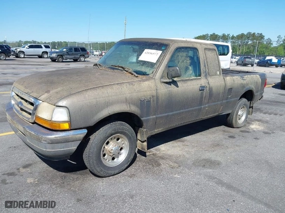 1998 Ford Ranger XL with VIN 1FTYR14C7WTA41025, listed as a IAAI auction lot 42036572 with 146,201 mi miles. Bid and sale history available at carsss.com. Image 2.