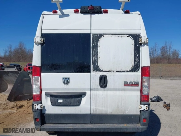 2018 Ram ProMaster Cargo Van with VIN 3C6TRVDG9JE148879, listed as a IAAI auction lot 41803582 with 235,110 mi miles. Bid and sale history available at carsss.com. Image 17.