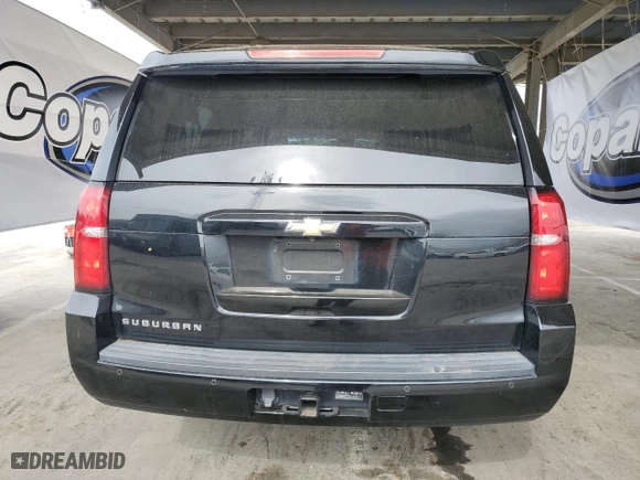 2017 Chevrolet Suburban LT with VIN 1GNSCHKC6HR197714, listed as a Copart auction lot 54699255 with 155,673 mi miles and Clean Title. Bid and sale history available at carsss.com. Image 6.