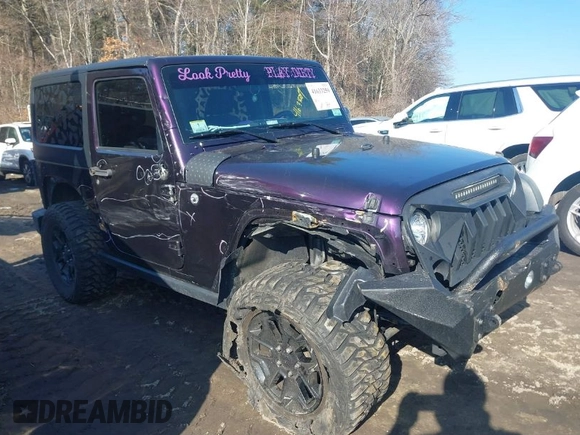 2017 Jeep Wrangler Sport with VIN 1C4AJWAG7HL571463, listed as a IAAI auction lot 41633259 with 130,406 mi miles and . Bid and sale history available at DreamBid. Image 1.
