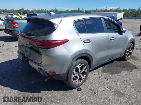 2021 Kia Sportage LX with VIN KNDPM3AC8M7925443, listed as a IAAI auction lot 41861046 with 87,142 mi miles and . Bid and sale history available at carsss.com. Image 4.