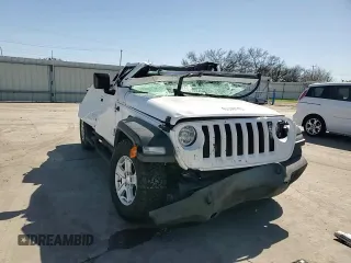 2019 Jeep Wrangler Unlimited Sport S z VIN 1C4HJXDN7KW638020, wystawiony jako Copart lot #48636745 z przebiegiem Nie podano mil oraz Nie do naprawy • Non repairable. Historia ofert i sprzedaży dostępna na DreamBid. Obrazek 10.