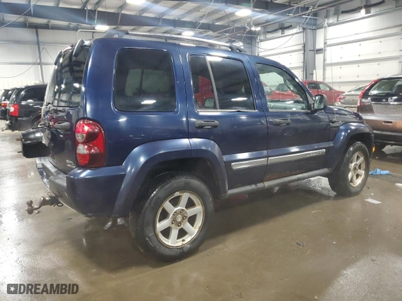 2007 Jeep Liberty Limited with VIN 1J4GL58K27W526334, listed as a Copart auction lot 45506385 with 200,376 mi miles and Salvage Title. Bid and sale history available at carsss.com. Image 3.