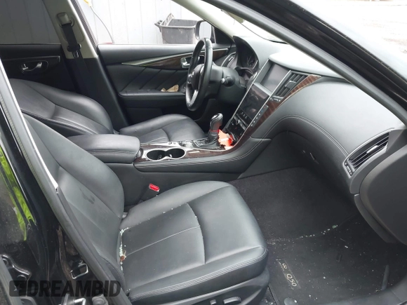 2018 Infiniti Q50 3.0t LUXE with VIN JN1EV7AR8JM442468, listed as a IAAI auction lot 42071717 with 107,484 mi miles. Bid and sale history available at carsss.com. Image 5.