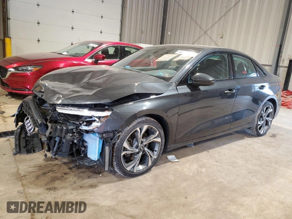 2022 Audi A3 Premium Plus with VIN WAUBUDGY7NA056094, listed as a Copart auction lot 44011554 with 17,217 mi miles. Bid and sale history available at carsss.com. Image 1.