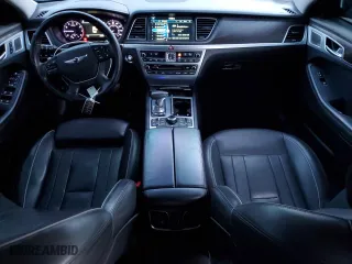 2018 Genesis G80 3.8L with VIN KMHGN4JE3JU242708, listed as a Copart auction lot 79191644 with 89,253 mi miles and Salvage Title. Bid and sale history available at carsss.com. Image 8.