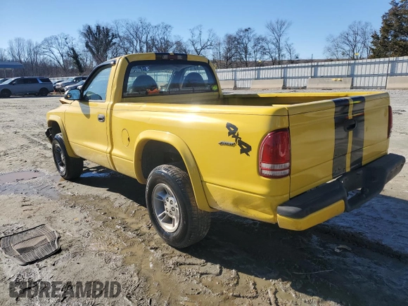 1999 Dodge Dakota with VIN 1B7GG26X4XS148631, listed as a Copart auction lot 41374055 with 304,160 mi miles and Salvage Title. Bid and sale history available at carsss.com. Image 2.