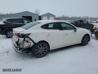 2018 Mazda Mazda3 4-Door Grand Touring with VIN 3MZBN1W31JM257598, listed as a Copart auction lot 47024215 with 0 mi miles and Salvage Title. Bid and sale history available at carsss.com. Image 3.