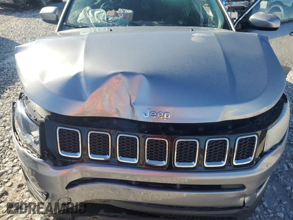 2019 Jeep Compass Latitude with VIN 3C4NJDBB7KT849802, listed as a Copart auction lot 73224754 with 46,263 mi miles and Salvage Title. Bid and sale history available at DreamBid. Image 13.