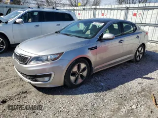 2013 Kia Optima Hybrid EX with VIN KNAGM4AD3D5050201, listed as a Copart auction lot 46871065 with 194,959 mi miles and Clean Title. Bid and sale history available at carsss.com. Image 1.