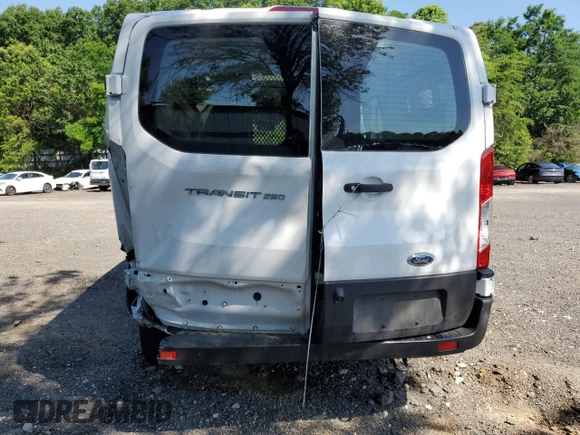 2023 Ford Transit Cargo with VIN 1FTBR1Y84PKA66581, listed as a Copart auction lot 62182335 with 19,897 mi miles and Clean title. Bid and sale history available at DreamBid. Image 6.