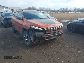 2016 Jeep Cherokee Trailhawk z VIN 1C4PJMBSXGW112992, wystawiony jako IAAI lot #42068285 z przebiegiem 209 464 mil mil oraz . Historia ofert i sprzedaży dostępna na DreamBid. Obrazek 1.
