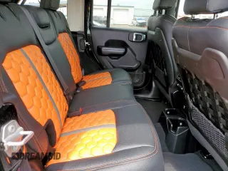 2021 Jeep Wrangler Unlimited Rubicon with VIN 1C4HJXFG5MW542260, listed as a Copart auction lot 59476655 with 19,870 mi miles and Salvage title. Bid and sale history available at DreamBid. Image 11.