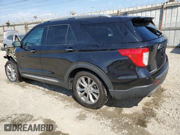 2021 Ford Explorer Limited with VIN 1FMSK7FH3MGB03608, listed as a Copart auction lot 75038174 with 80,254 mi miles and Salvage Title. Bid and sale history available at carsss.com. Image 2.