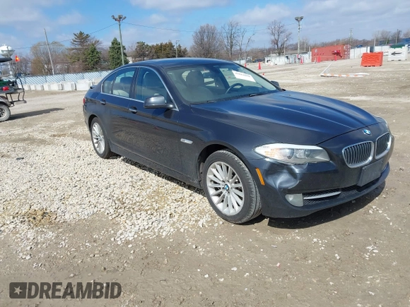 2013 BMW 5 Series 535i with VIN WBAFR7C5XDC823746, listed as a IAAI auction lot 41864658 with 185,180 mi miles and . Bid and sale history available at DreamBid. Image 1.