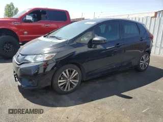 2016 Honda Fit EX-L with VIN 3HGGK5H87GM702275, listed as a Copart auction lot 62848385 with 153,102 mi miles and Salvage title. Bid and sale history available at DreamBid. Image 1.