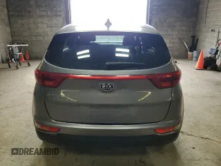 2018 Kia Sportage LX with VIN KNDPMCAC0J7440502, listed as a Copart auction lot 50199215 with 117,566 mi miles and Salvage Title. Bid and sale history available at carsss.com. Image 6.