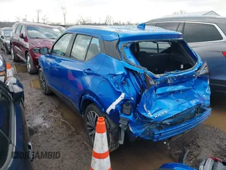 2024 Nissan Kicks SV with VIN 3N1CP5CV9RL486307, listed as a IAAI auction lot 41678539 with 15,573 mi miles and . Bid and sale history available at DreamBid. Image 3.