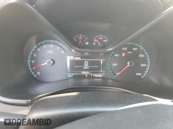 2016 Chevrolet Colorado 4WD Z71 with VIN 1GCGTDE33G1170065, listed as a Copart auction lot 55920665 with 135,410 mi miles and Salvage title. Bid and sale history available at DreamBid. Image 9.