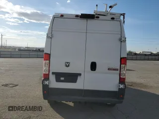 2017 Ram ProMaster Cargo with VIN 3C6TRVBG6HE527593, listed as a Copart auction lot 43242105 with 195,086 mi miles and Salvage Title. Bid and sale history available at carsss.com. Image 6.