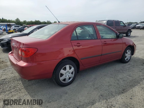 2007 Toyota Corolla CE with VIN JTDBR32E670128598, listed as a Copart auction lot 55133465 with 170,658 mi miles and Salvage Title. Bid and sale history available at DreamBid. Image 3.