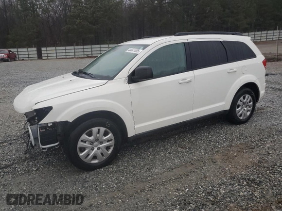 2020 Dodge Journey SE Value with VIN 3C4PDCABXLT194774, listed as a Copart auction lot 44441005 with 64,078 mi miles and Salvage Title. Bid and sale history available at DreamBid. Image 1.