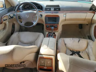 2005 Mercedes-Benz S 430 z VIN WDBNG70J55A439102, wystawiony jako Copart lot #78028324 z przebiegiem 273 967 mil mil oraz Czysty tytuł • Clean title. Historia ofert i sprzedaży dostępna na DreamBid. Obrazek 8.