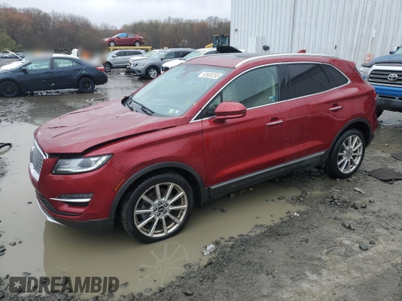 2019 Lincoln MKC Reserve with VIN 5LMCJ3C92KUL43662, listed as a Copart auction lot 52933255 with 31,076 mi miles and Salvage Title. Bid and sale history available at DreamBid. Image 1.