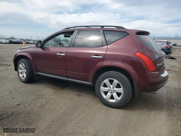 2007 Nissan Murano S with VIN JN8AZ08W77W661085, listed as a Copart auction lot 50158675 with 127,752 mi miles and Clean Title. Bid and sale history available at carsss.com. Image 2.