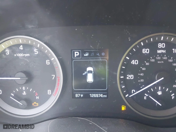 2016 Hyundai Tucson SE with VIN KM8J23A4XGU238521, listed as a IAAI auction lot 41886259 with 126,974 mi miles. Bid and sale history available at carsss.com. Image 7.