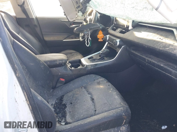 2019 Toyota RAV4 XLE Premium with VIN JTMA1RFV1KD023548, listed as a IAAI auction lot 41805406 with 75,501 mi miles. Bid and sale history available at carsss.com. Image 5.
