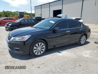 2014 Honda Accord Touring с VIN 1HGCR3F93EA035208, выставлен на аукционе Copart как лот 64656845 с пробегом 44 023 миль миль и Списание • Salvage title. История ставок и продаж доступна на DreamBid. Изображение 1.