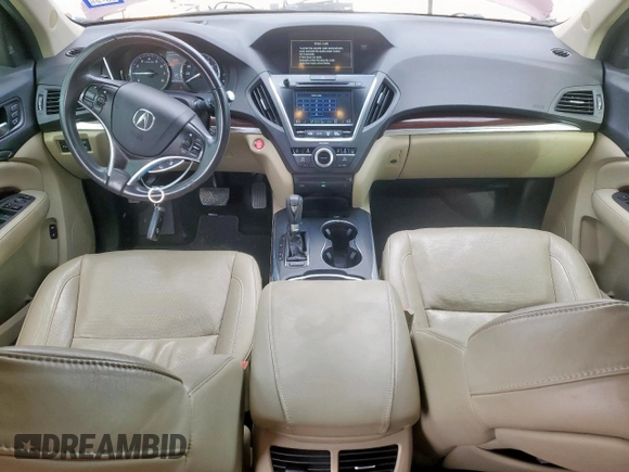 2014 Acura MDX Advance with VIN 5FRYD3H8XEB016782, listed as a Copart auction lot 60734015 with 97,323 mi miles and Salvage title. Bid and sale history available at DreamBid. Image 8.