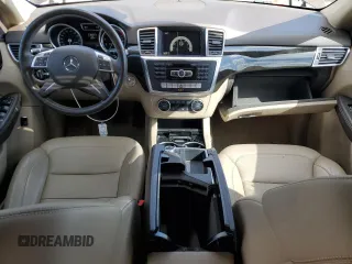 2015 Mercedes-Benz M 350 with VIN 4JGDA5JB9FA553014, listed as a Copart auction lot 55325335 with 122,313 mi miles and Salvage Title. Bid and sale history available at DreamBid. Image 8.
