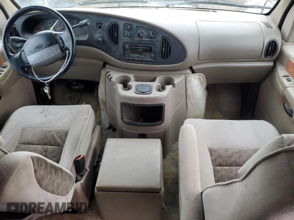 2002 Ford Econoline Cargo with VIN 1FDRE14W12HB32827, listed as a Copart auction lot 84039804 with 263,809 mi miles and Clean Title. Bid and sale history available at DreamBid. Image 8.