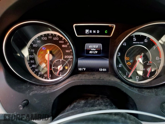 2014 Mercedes-Benz CLA 45 AMG with VIN WDDSJ5CB5EN082095, listed as a Copart auction lot 61476765 with 85,129 mi miles and Salvage title. Bid and sale history available at DreamBid. Image 9.