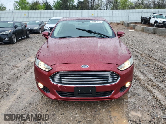 2014 Ford Fusion Titanium with VIN 3FA6P0K91ER199476, listed as a Copart auction lot 51267045 with 127,031 mi miles and Salvage Title. Bid and sale history available at carsss.com. Image 5.