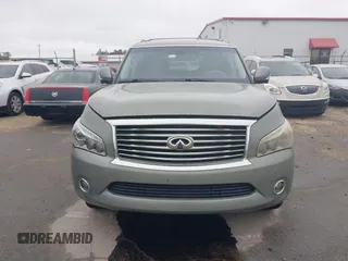 2012 Infiniti QX56 7-passenger with VIN JN8AZ2NE9C9017488, listed as a IAAI auction lot 41928114 with 179,815 mi miles. Bid and sale history available at carsss.com. Image 6.