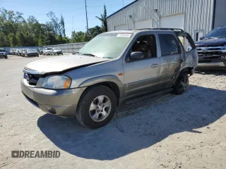 2001 Mazda Tribute LX with VIN 4F2YU09181KM58507, listed as a Copart auction lot 74958544 with 171,853 mi miles and Non Repairable. Bid and sale history available at carsss.com. Image 1.