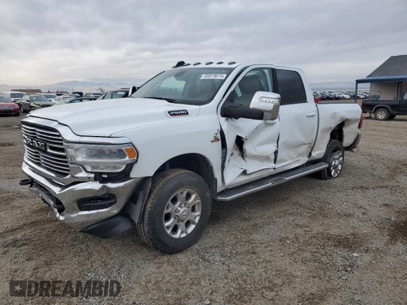 2023 Ram 2500 Laramie with VIN 3C6UR5FL6PG533411, listed as a Copart auction lot 85919074 with 0 mi miles and Salvage Title. Bid and sale history available at carsss.com. Image 1.
