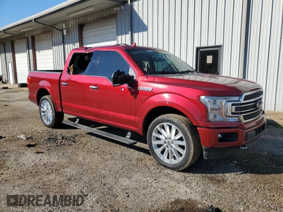 2019 Ford F-150 Limited with VIN 1FTEW1EG7KFC78751, listed as a Copart auction lot 46852655 with 92,199 mi miles and Salvage Title. Bid and sale history available at carsss.com. Image 4.
