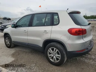 2014 Volkswagen Tiguan S z VIN WVGBV3AX8EW594957, wystawiony jako Copart lot #54565655 z przebiegiem 81 569 mil mil oraz Szkoda całkowita • Salvage title. Historia ofert i sprzedaży dostępna na DreamBid. Obrazek 2.