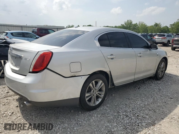 2009 Lincoln MKS with VIN 1LNHM93RX9G604306, listed as a Copart auction lot 57059605 with 177,871 mi miles and Salvage title. Bid and sale history available at DreamBid. Image 3.