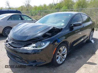 2015 Chrysler 200 S with VIN 1C3CCCBB8FN681822, listed as a IAAI auction lot 41885183 with 123,640 mi miles and . Bid and sale history available at DreamBid. Image 17.