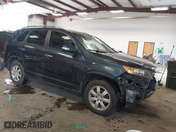 2011 Kia Sorento LX with VIN 5XYKT4A12BG127151, listed as a IAAI auction lot 41891186 with 103,690 mi miles. Bid and sale history available at carsss.com. Image 1.