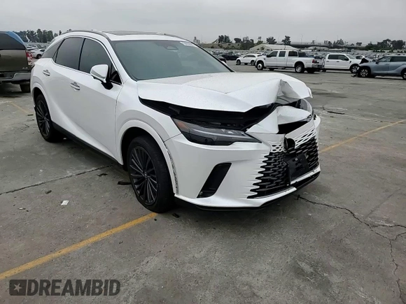 2025 Lexus RX 350h с VIN 2T2BBMCAXSC073900, выставлен на аукционе Copart как лот 59898985 с пробегом 3 409 миль миль и Списание • Salvage title. История ставок и продаж доступна на DreamBid. Изображение 14.