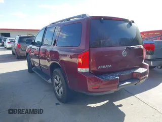 2011 Nissan Armada SV with VIN 5N1AA0ND3BN611820, listed as a IAAI auction lot 41726185 with 246,448 mi miles and . Bid and sale history available at DreamBid. Image 3.