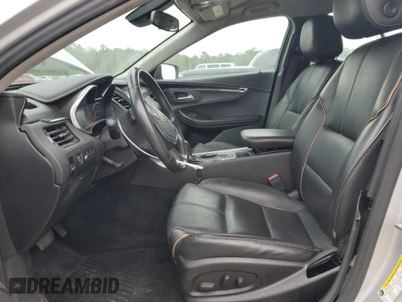 2016 Chevrolet Impala LTZ with VIN 2G1145S35G9182087, listed as a Copart auction lot 59364015 with 117,833 mi miles and Salvage title. Bid and sale history available at DreamBid. Image 7.
