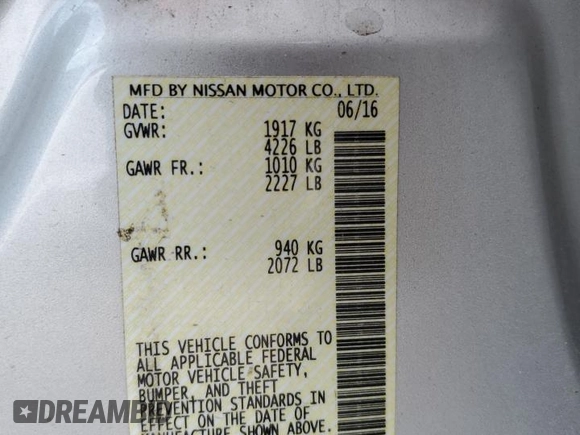 2016 Nissan Altima SL with VIN 1N4AL3AP2GC258446, listed as a Copart auction lot 81062734 with 65,936 mi miles and Salvage Title. Bid and sale history available at carsss.com. Image 12.