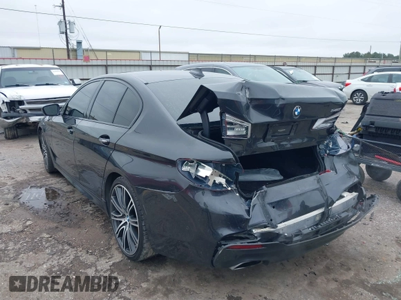 2017 BMW 5 Series 540i with VIN WBAJE5C37HG914013, listed as a IAAI auction lot 41619362 with 64,005 mi miles and . Bid and sale history available at DreamBid. Image 3.